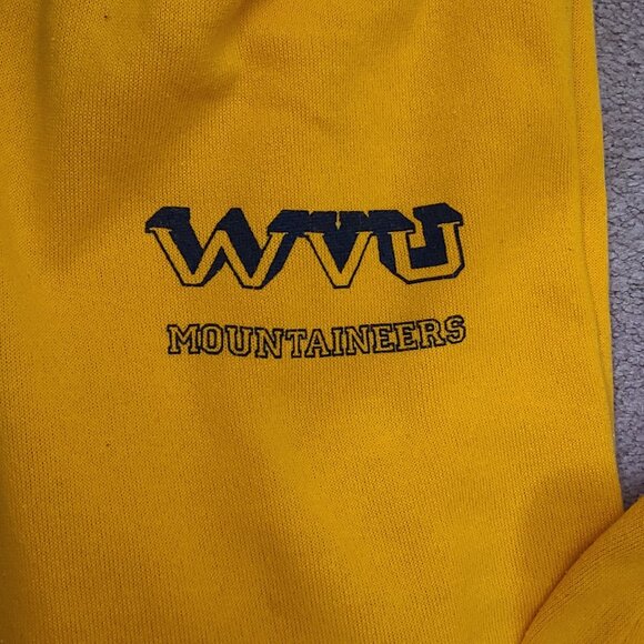 Vintage West Virginia University Sweatpants Medium Logo 7 - Picture 2 of 5
